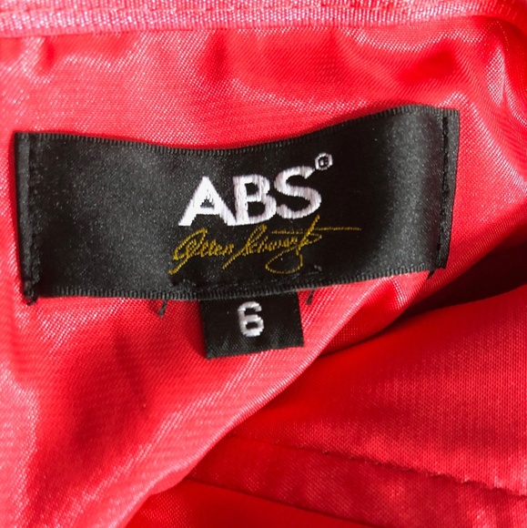 ABS Flares Strapless Mesh Mini Dress Sz 6 NWOT - Picture 5 of 7